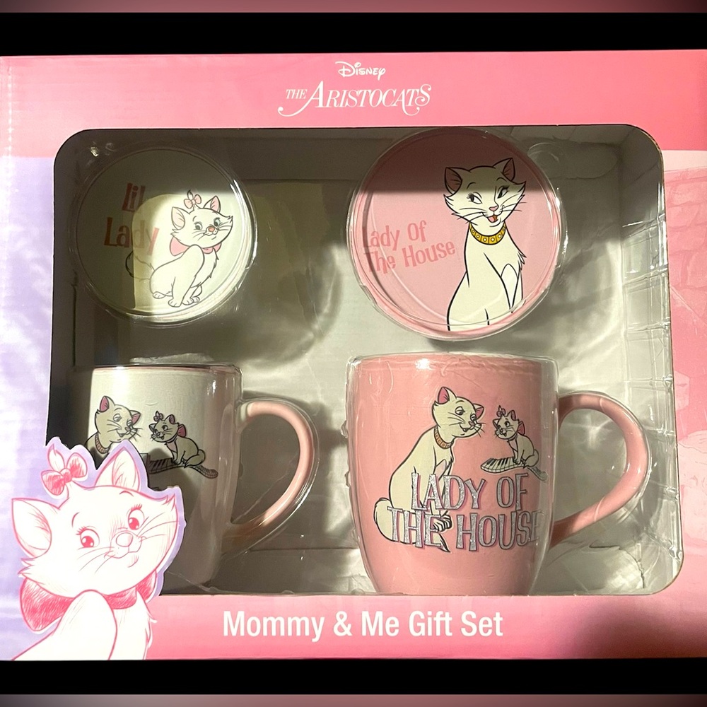 Disney Aristocats Marie Mommy & Me Mug Set